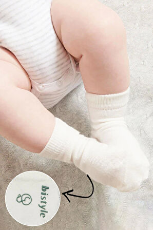 Bistyle Puanlı Kaymaz Penye Soket Çorap 3'lü Bs10108 Nil