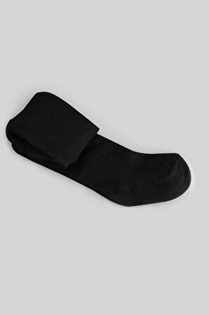 Derby Basic Tekli Penye Külotlu Çorap Bs50102b Siyah