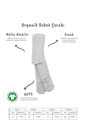 Kaymaz Basic Külotlu Çorap 50501 Gri