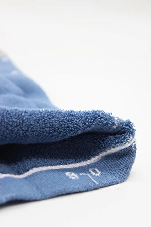 Bistyle Tekli Puan Kaymaz Havlu Külotlu Çorap Bs50502 İndigo