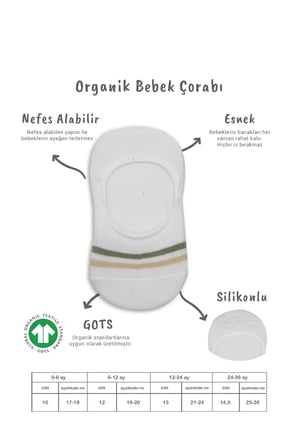 Bistyle 2'Li Penye Babet Silikon Çemberli Çorap 30102 Nil Beyaz