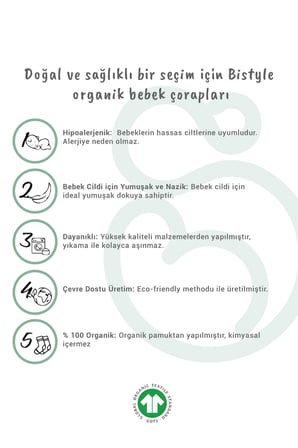 Bistyle 2'li Penye Babet Silikonlu Basic Çorap 30104 Ekru Ekru