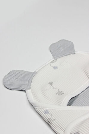 Bistyle Flying Elephant Organik Bel Destekli Kundak 75102 Ekru Gri