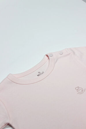 Bistyle Natural Basic Style Uzun Kol Body 17104 Pembe