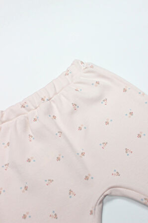 Bistyle 3lü Zıbın Takım Grow İn Love 13102 Pembe Ekru