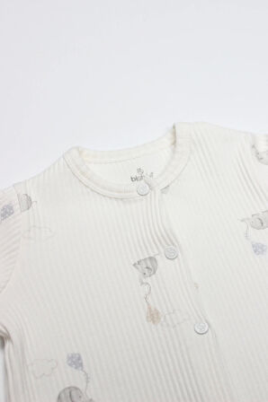 Bistyle Flying Elephant Tulum 15112 Ekru Gri