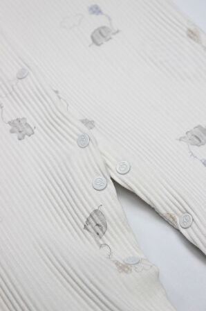 Bistyle Flying Elephant Tulum 15112 Ekru Gri