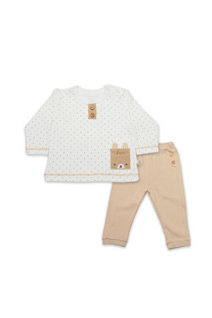 Bistyle I Am So Bear 2'li Takım 14103 Bej-ekru