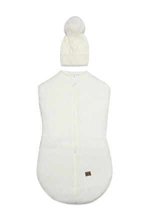 Bistyle Baby İn Swadding Triko Kundak 75108 Ekru