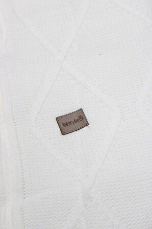 Bistyle Baby İn Swadding Triko Kundak 75108 Ekru