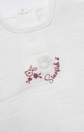 Bistyle 2li Takım Şort Müslin Starfish Wishes 14124 Pembe