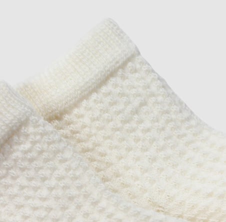 Bistyle Kabartma Prinç Penye Soket Çorap 2li 10152 Naturel
