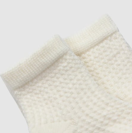Bistyle Kabartma Prinç Penye Soket Çorap 2li 10152 Naturel