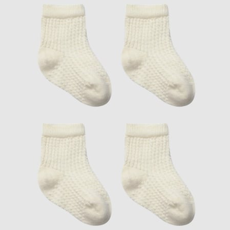 Bistyle Kabartma Prinç Penye Soket Çorap 2li 10152 Naturel