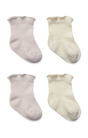 Bistyle 2li̇ Penye Soket Çorap Aksesuarlı Cute Ruffle 10153 Taş