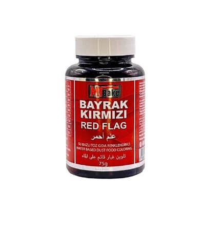 SU BAZLI TOZ  GIDA BOYASI MY BAKE 75 GR BAYRAK KIRMIZI 