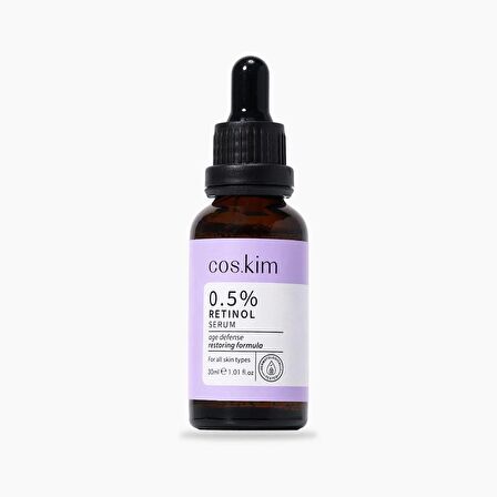 %0.5 Retinol Bakım Serumu 30 ml