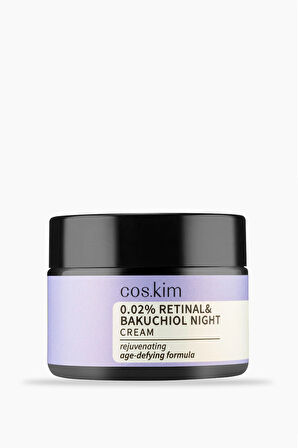 Retinal & Bakuchiol Yaşlanma Karşıtı Gece Kremi | Retinal & Bakuchiol Night Cream 50ml