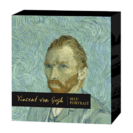 AgaKulche Vincent van Gogh Self Portrait 2023 2 Ons  62.20 Gram Gümüş Sikke Coin (999.0)