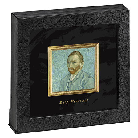 AgaKulche Vincent van Gogh Self Portrait 2023 2 Ons  62.20 Gram Gümüş Sikke Coin (999.0)