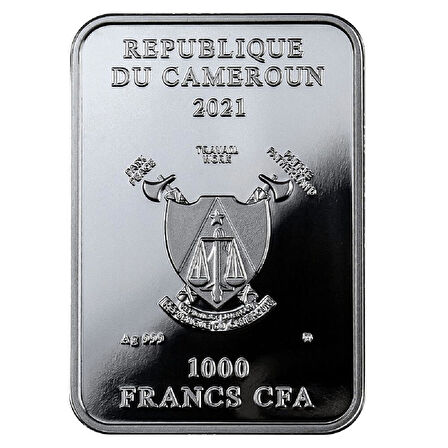 AgaKulche Strength Tarot 2021 28.28 Gram Gümüş Sikke Coin (999.0)