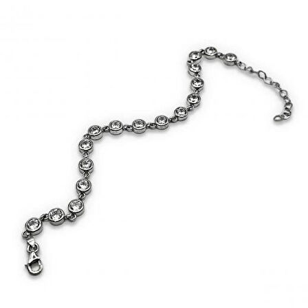 AgaKulche Gümüş Zirkon Taşlı Tohum Bileklik