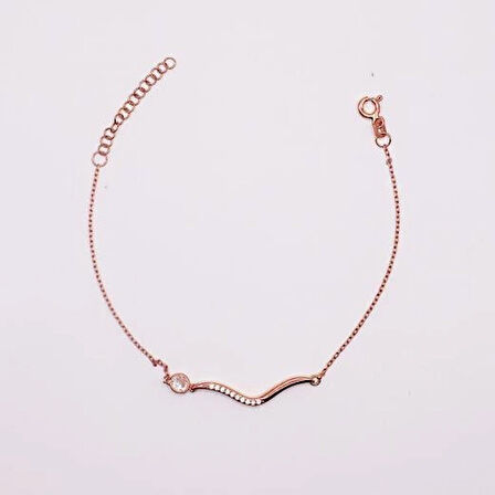 AgaKulche Gümüş Taş Yılan Hayalet Bileklik