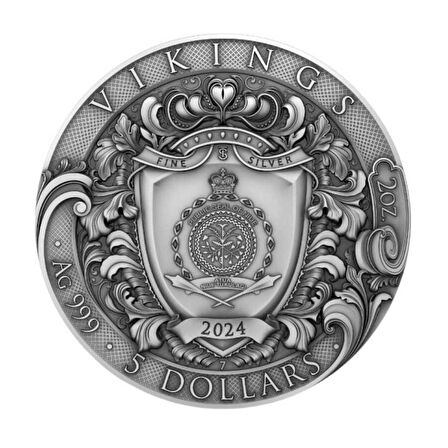 AgaKulche Vikings Gümüş Sikke Coin
