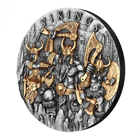 AgaKulche Vikings Gümüş Sikke Coin
