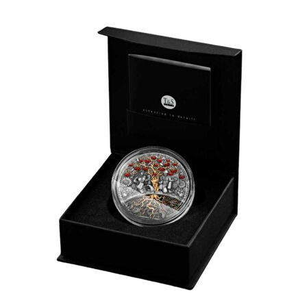 AgaKulche Chervona Kalina Birlik ve Güç Gümüş Sikke Coin