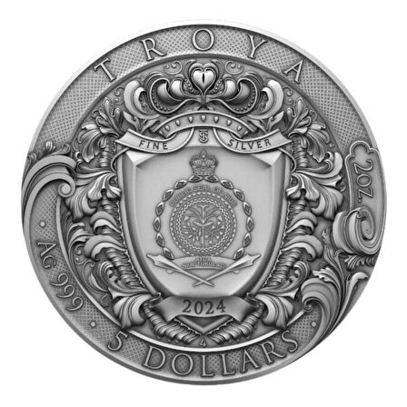 AgaKulche Troya Gümüş Sikke Coin