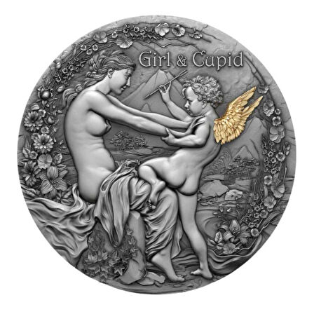 AgaKulche Aşk Tanrıçası Gümüş Sikke Coin