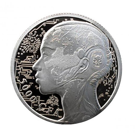 AgaKulche Yapay Zeka Coin 2023 Gümüş Sikke Coin