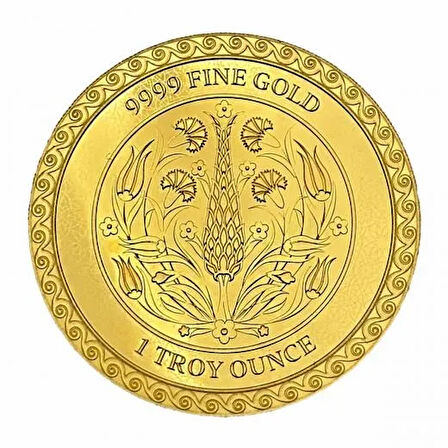AgaKulche 1 Ons 24 Ayar Mevlana 2024 Altın Sikke Coin