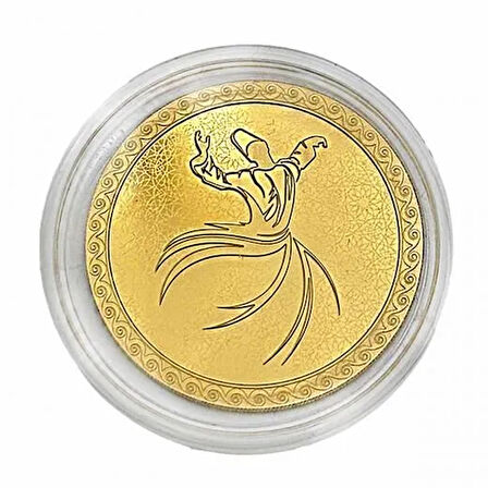 AgaKulche 1 Ons 24 Ayar Mevlana 2024 Altın Sikke Coin