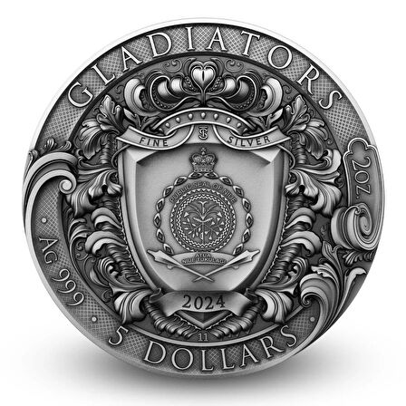 AgaKulche Gladyatör Gümüş Sikke Coin