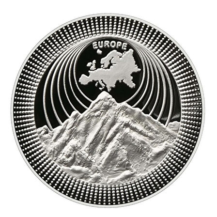 AgaKulche Mont Blanc Dark 2021 Gümüş Sikke Coin