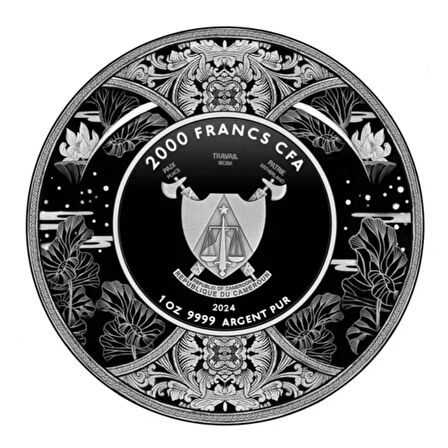 AgaKulche Durga Kamerun 2024 Gümüş Sikke Coin