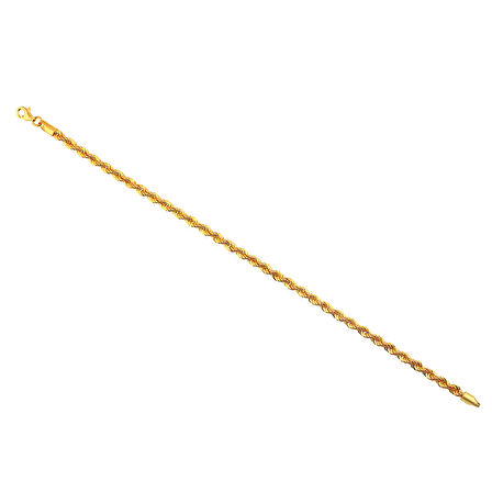 AgaKulche Halat 3,6 mm Altın Bileklik