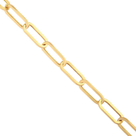 AgaKulche Ataç 4 mm Altın Bileklik