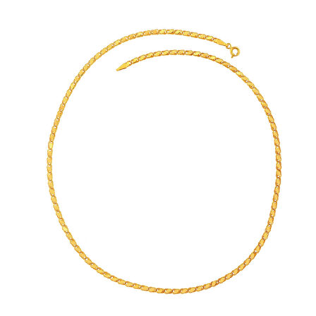AgaKulche Aynalı 5,2 mm Altın Zincir