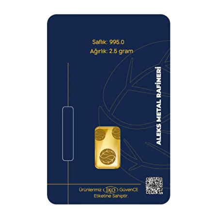 AgaKulche 2,5 gr 995 24 Ayar AMR Külçe Altın