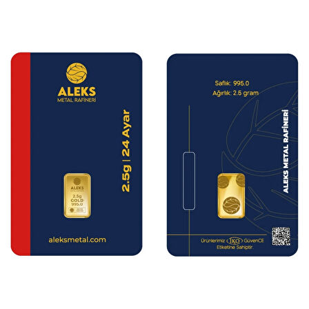 AgaKulche 2,5 gr 995 24 Ayar AMR Külçe Altın