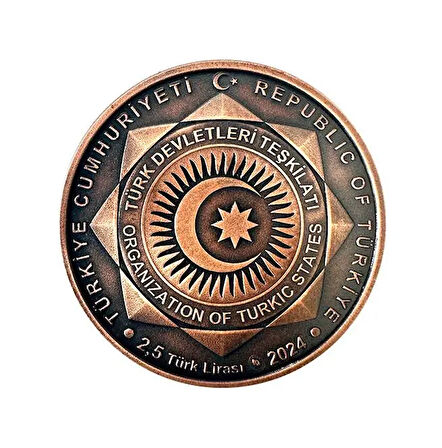 AgaKulche Türk Devletleri Kutulu Bronz Sikke Coin