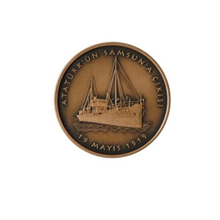 AgaKulche Atatürk'ün Samsun'a Çıkışının 100. Yılı Bronz Sikke Coin