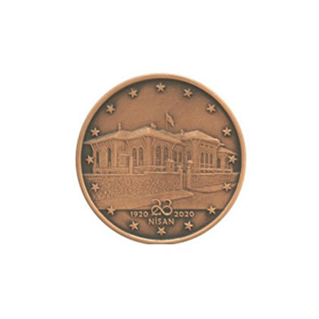 AgaKulche TBMM'nin Açılışının 100. Yılı Bronz Sikke Coin