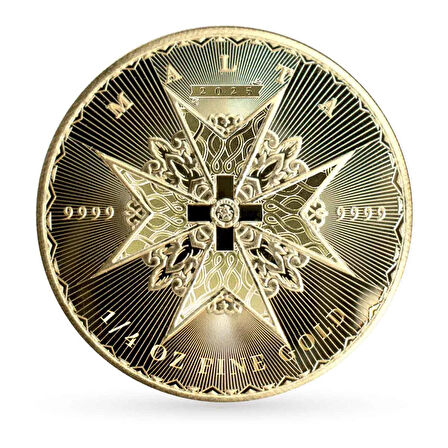 AgaKulche Malta Haçı 1/4 Ons Altın Sikke Coin