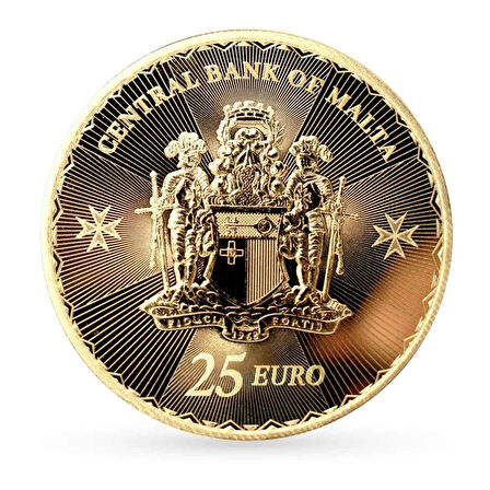 AgaKulche Malta Haçı 1/4 Ons Altın Sikke Coin