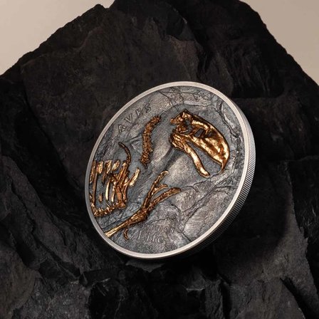AgaKulche Nimravidae Evrimi 2024 1 Ons Gümüş Sikke Coin
