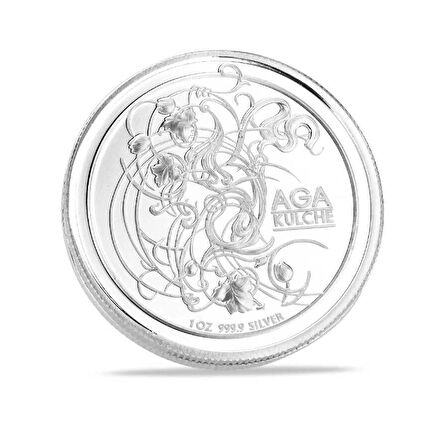 AgaKulche Kaplan Gümüş Sikke Coin